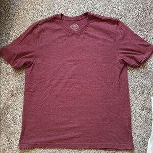 St. John's Bay Red Short Sleeve Tee Classic Casual